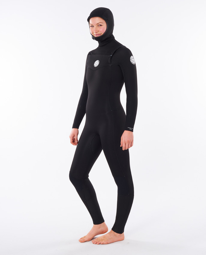 Rip Curl WOMENS.DAWN PATROL 5/4 C/Z HOODED