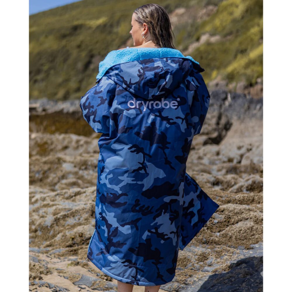 DRYROBE Advance Long Sleeve Blue camo/blue - Image 2